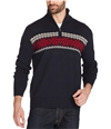 Weatherproof Mens Zip Ski Pullover Sweater navy M