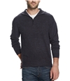 Weatherproof Mens 1/4 Zip Knit Sweater gray 3XL