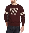 Weatherproof Mens Varsity Pullover Sweater deepburgundy L