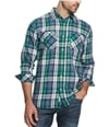 Weatherproof Mens Plaid Flannel Button Up Shirt atlanticdeep S