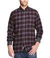 Weatherproof Mens Brushed Flannel Button Up Shirt, TW4