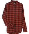 Weatherproof Mens Flannel Plaid Button Up Shirt chilioil L