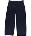 Eileen Fisher Womens Wool Ankle Casual Cropped Pants navy PS/26