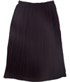 Eileen Fisher Womens Pleated Midi Skirt darkpurple 6P