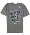 Reebok Mens Direct From Sunny Los Angeles Graphic T-Shirt gray S