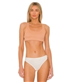 Free People Womens Sunset Strappy Racerback Bra sand M/L