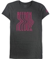 Reebok Womens Logo Graphic T-Shirt gray L