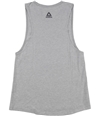 Reebok Womens Heathered Graphic Muscle Tank Top gray S