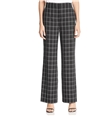 Fame and Partners Womens Plaid Casual Wide Leg Pants black 2x30