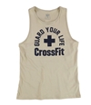 Reebok Womens Guard Your Life Racerback Tank Top sand S