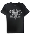 Old Time Hockey Boys Fights Cancer Graphic T-Shirt black S