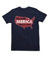 Fifth Sun Mens Because 'Merica That's Why Graphic T-Shirt navy M