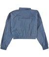 Reebok Womens Cropped Windbreaker Jacket blue S