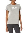 Reebok Womens Vector Graphic T-Shirt mediumgreyheather XS