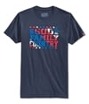 US Honor Mens God Family Country Graphic T-Shirt navy S