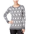 G.H. Bass & Co. Womens Animal Graphic Pullover Sweater hlx XL