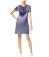G.H. Bass & Co. Womens Striped Shirt Dress