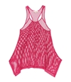 Francesca's Womens Mesh Racerback Cover-Up Swimsuit pink S/M