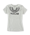 HLZBLZ Womens The Vulgar Tee Graphic T-Shirt wht L