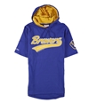 Mitchell & Ness Mens Hooded Brewers Graphic T-Shirt