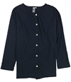 Hot Cotton Womens Solid Cardigan Sweater navy M