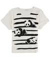 I Love H81 Womens Brush Pandas Graphic T-Shirt