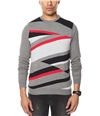 Sean John Mens Geometric Intarsia Pullover Sweater truered Big 3X
