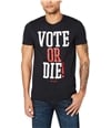 Sean John Mens Vote or Die! Graphic T-Shirt black XL