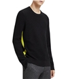 Theory Mens Textured Pullover Sweater black M