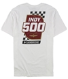 INDY 500 Mens White Event Graphic T-Shirt white S