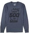 INDY 500 Mens Heathered Logo Graphic T-Shirt blue S
