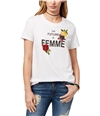 Carbon Copy Womens The Future Is Femme Graphic T-Shirt