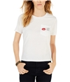 Carbon Copy Womens Embroidered Embellished T-Shirt, TW1