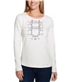 Tommy Hilfiger Womens Embroidered Basic T-Shirt, TW2