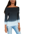 Tommy Hilfiger Womens Ombre Knit Sweater blue S
