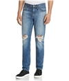J Brand Mens Distressed Slim Fit Jeans blue 32x33