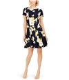 Jessica Howard Womens Floral A-Line Dress, TW2