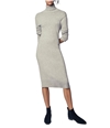b New York Womens Solid Sweater Dress gray XL