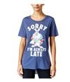 Hybrid Womens Sorry I'm Late Graphic T-Shirt
