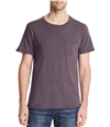 Joe's Mens Chase Raw-Edge Basic T-Shirt forgedsteel XL