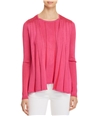 St. John Womens Knit Cardigan Sweater pink P