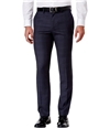 Kenneth Cole Mens Windowpane Dress Pants Slacks blue 33x32