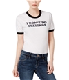 Kid Dangerous Womens Feelings Graphic T-Shirt white XS
