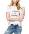 Kid Dangerous Womens I Spiked The Eggnog Graphic T-Shirt