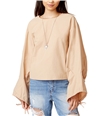 J.O.A. Womens Cotton Oversized Button Up Shirt khaki M