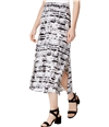 Kensie Womens Printed Maxi Skirt