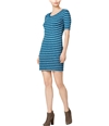 Kensie Womens Stretch Shirt Dress pem XL