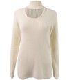 Kensie Womens Ribbed Knit Choker Pullover Sweater tsk XS