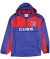 G-III Sports Mens Chicago Cubs 1/2 Zip Hoodie Sweatshirt cgc L