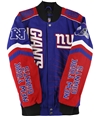 NFL Mens New York Giants Embroidered Varsity Jacket gia L